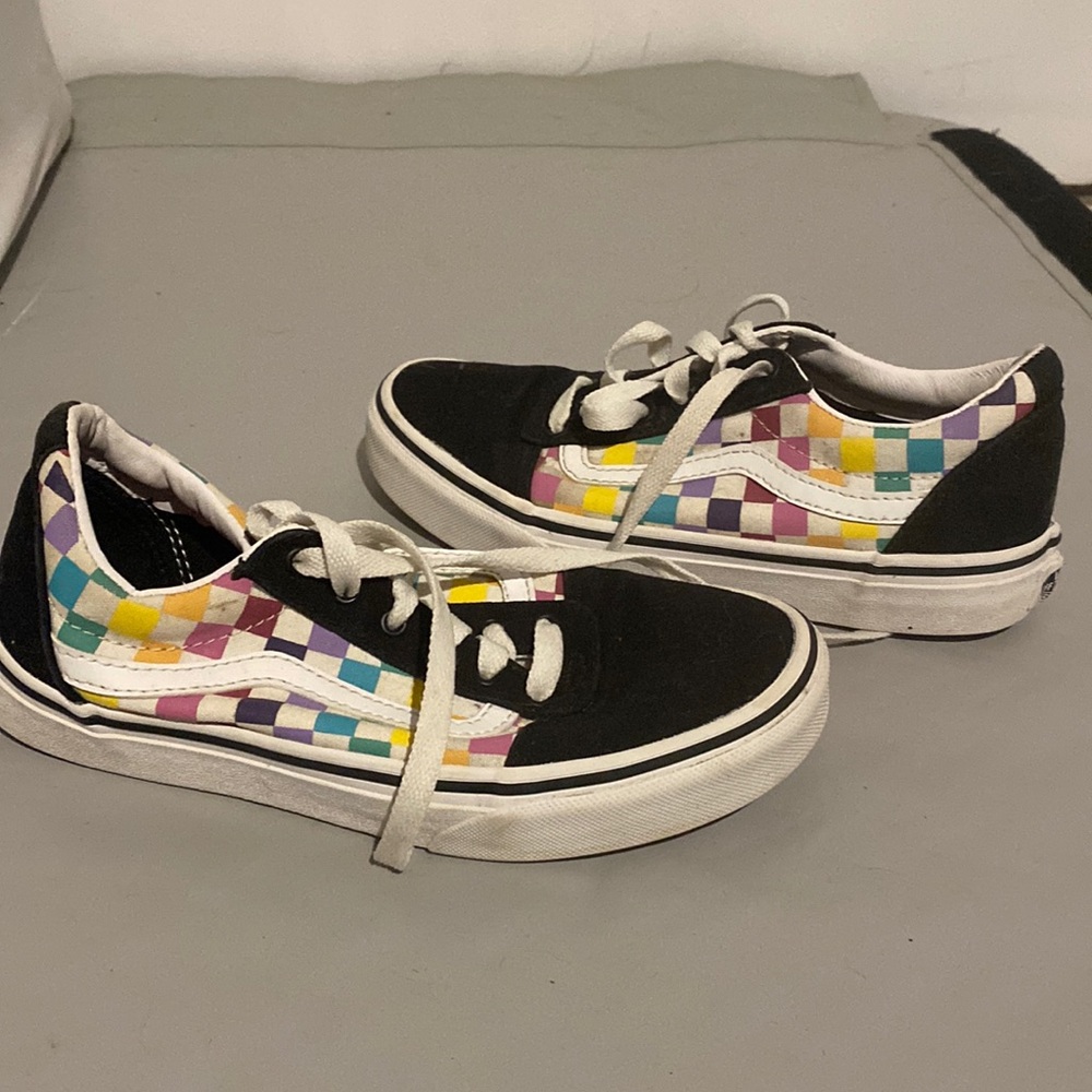Vans rainbow shoes